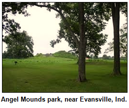 Angel Mounds park, near Evansville, Ind. 