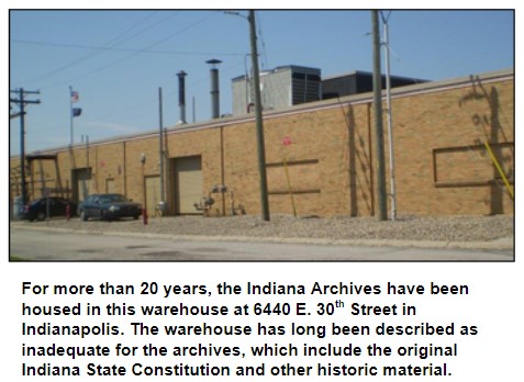 Indiana Archives Exterior
