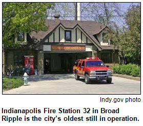 Indianapolis Fire Station 32 is the city's oldest still in operation.