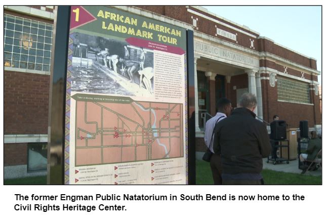 The former Engman Public Natatorium in South Bend is now home to the Civil Rights Heritage Center.