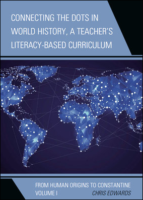 Connecting the Dots in World History book cover.