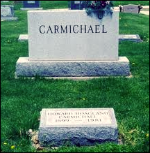 Hoagy Carmichael tombstone.