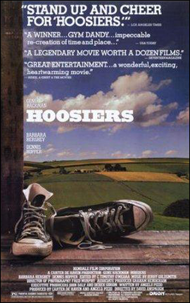 Hoosiers movie poster.