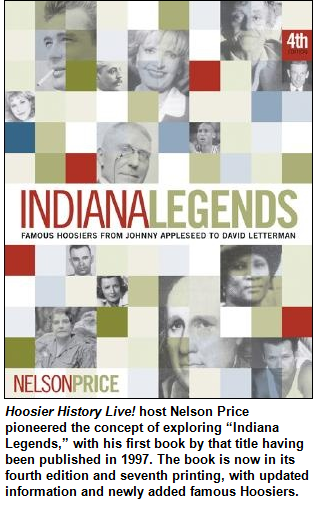 Cover of book, Indiana Legends, by Nelson Price.