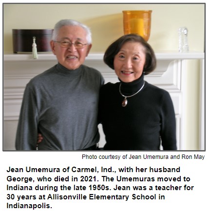 Jean Umemura with husband