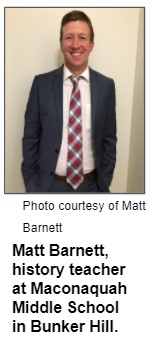 Teacher Matt Barnette