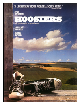 Movie poster: Hoosiers.