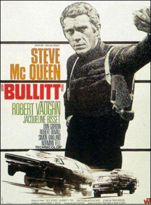 Steve McQueen Bullitt movie poster. (Dec. 11, 2010) - It may not have a 