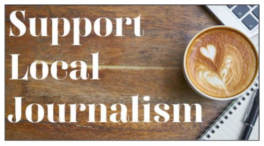 Support Local Journalism graphic