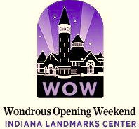 Logo for Indiana Landmarks Wondrous Opening Weekend.