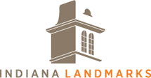 Indiana Landmarks logo.