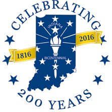 Indiana bicentennial logo