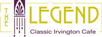 The Legend classic Irvington cafe logo.