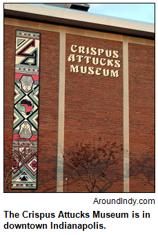 The Crispus Attucks Museum is in downtown Indianapolis. Image courtesy AroundIndy.com.