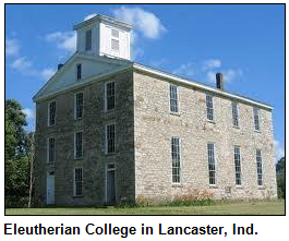 Eleutherian College in Lancaster, Ind.