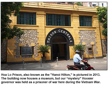 Hoa Lo Prison, also known as the Hanoi Hilton, is pictured in 2013. The building now houses a museum, but our mystery Hoosier governor was held as a prisoner of war here during the Vietnam War.
