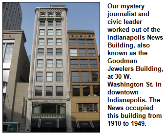 The Indianapolis News building, at 30 W. Washington St. in Indianapolis.