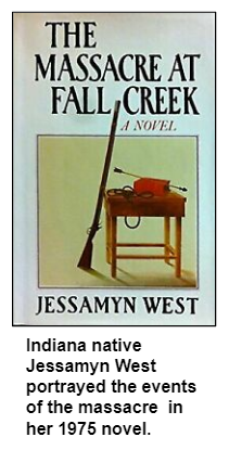 Book cover: The Massacre at Fall Creek by Jessamyn West.