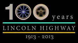 Lincoln Highway 100 years 1913-2013 logo.