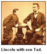 Abraham Lincoln with son Tad.