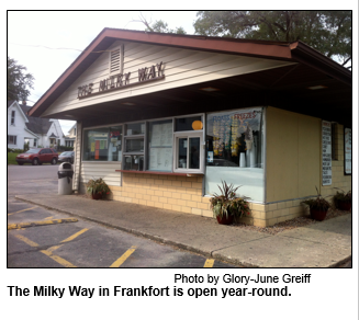The Milky Way in Frankfort is open year round.   Photo by Glory-June Greiff.  