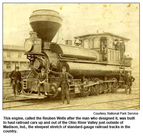 Reuben Wells railroad engine